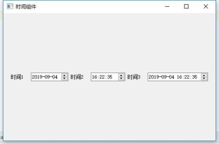 PyQt5 时间组件QDateTimeEdit